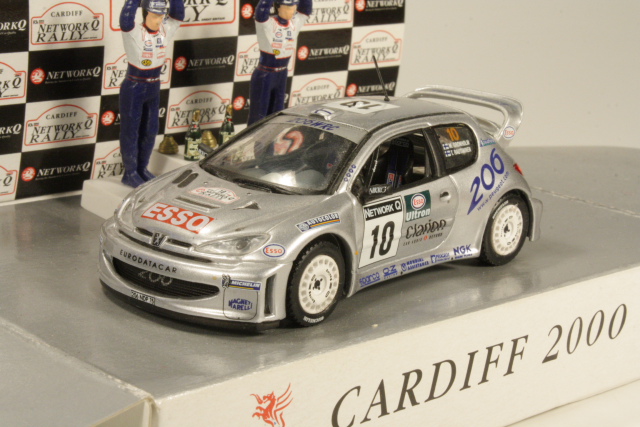Peugeot 206 WRC, RAC 2000, M.Grönholm, no.10