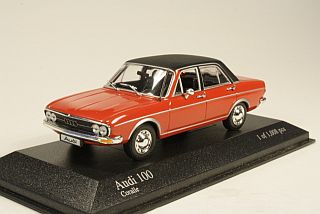 Audi 100 1969, punainen/musta