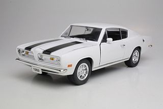 Plymouth Barracuda 1969, valkoinen