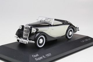 Opel Super 6 1937, musta/beige