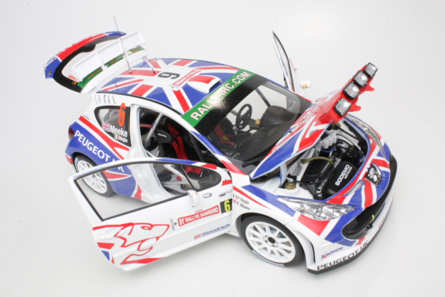 Voiture Miniature PEUGEOT 207 S2000 1/43 - Rallye Ypres 2009 Avec Kris Meeke #6