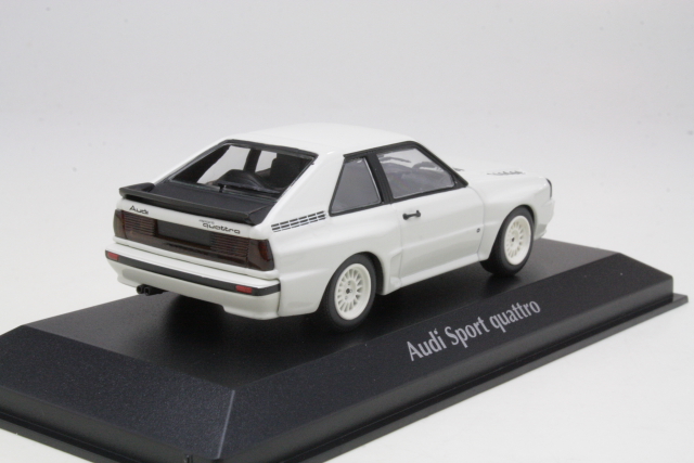 中古品 1/43 ミニチャンプス アウディ スポーツクワトロ ホワイト 1984