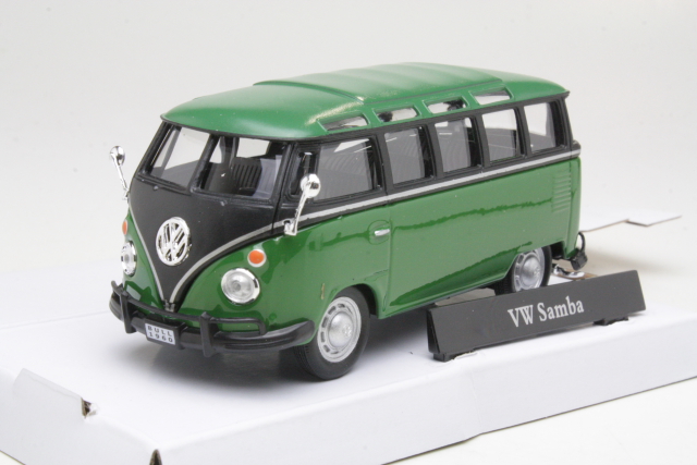 VW T1 Samba Bus, green/black [4-60344] - 9,95€ : Automodels, Scale