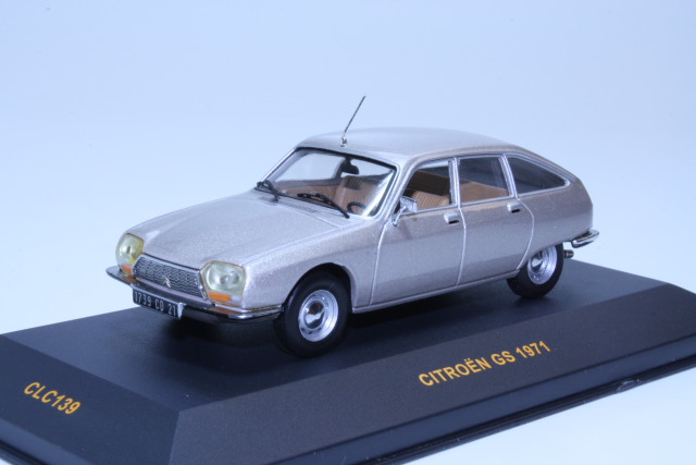 Citroën GS 1971 ミニカー 1/43 ixo Citroen GS 1971, metal grey [IXCLC139] - 34,95€ : Automodels