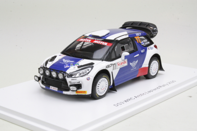 Bottas en DS3 WRC à l'Arctic Lapland Rally 2020