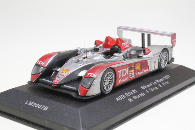 Minichamps AUDI R10 - PIRRO/WERNER/BIELA - WINNER - AUDI SPORT TEAM NORTH  AMERICA - 24H LE MANS 2007 400071601