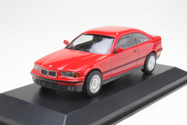 BMW 3-Series Coupe 1992, red [940023320] - 38,95€ : Automodels, Scale models