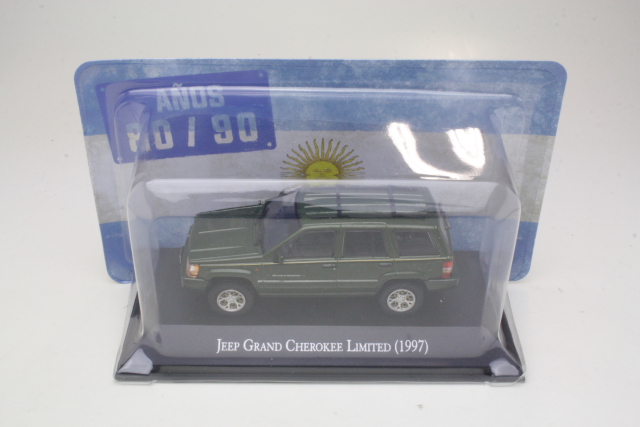 Jeep Grand Cherokee Limted (1997) ミニカー Jeep Grand Cherokee LTD 1997, green [ARGAQV26] - 19,95