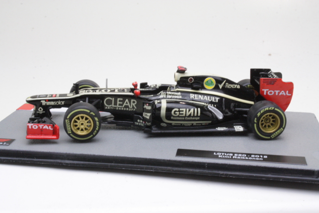Miniatura Lotus E20 - Kimi Räikkönen - 2012 - Lendas F1.... | Parcelamento sem juros