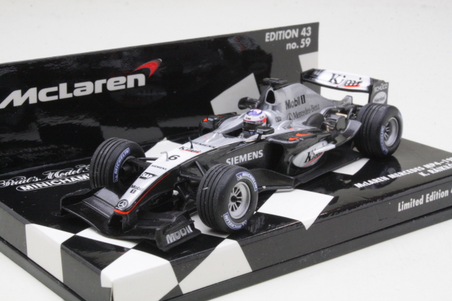 Miniature F1 McLaren Mercedes MP4-19B – Kimi Räikkönen – 2004 – Minichamps 1/43