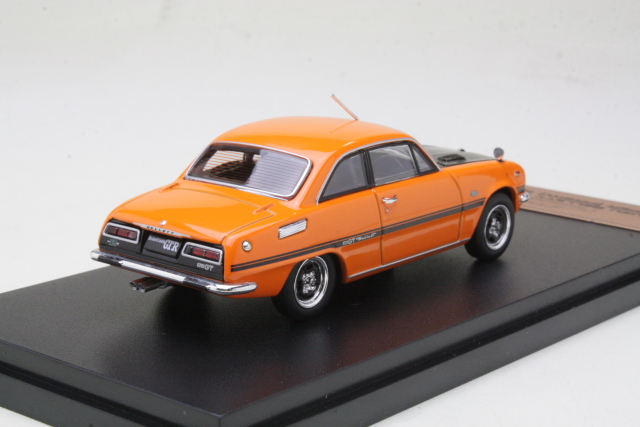 ミニカー ISUZU BELLETT 1600GT TYPER 1969 Isuzu Bellett 1600GT Type-R (PR91W) 1969, orange/black [JPL011