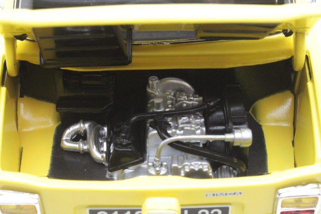 SIMCA 1000 LS Jaune Maya 1974 Voiture de Collection NOREV 1/18