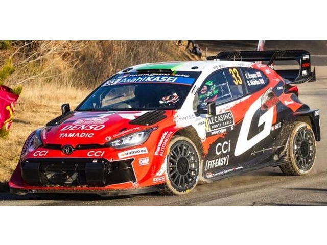 Monte carlo Toyota rally car grヤリス rally1 Rallye Monte-Carlo Day 4