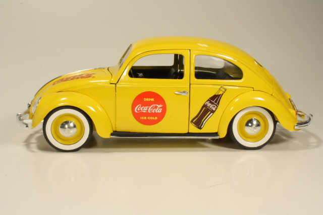 VW Beetle Coca Cola, yellow [SD9505] - 49,95€ : Automodels, Scale