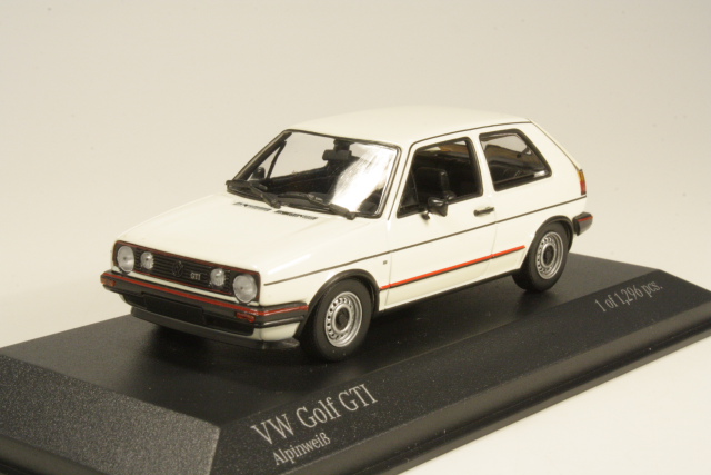 VW Golf 2 GTi 1985, white [400054121] - 43,95€ : Automodels, Scale