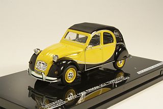 Modèle Réduit Citroën 2CV Charleston 1/43 - Jaune Et Noir - Occasion Collection