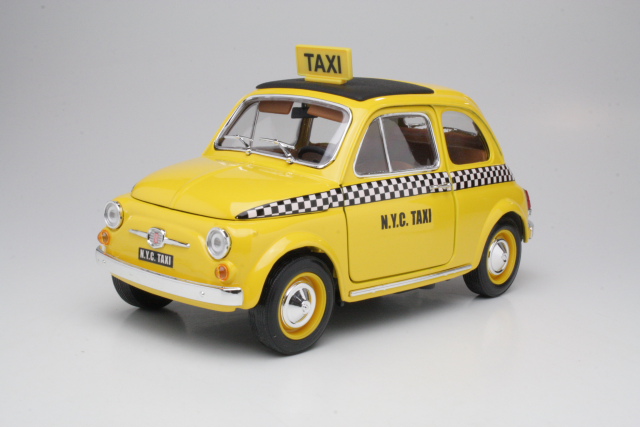 Fiat 500 Taxi, yellow [BB12066] - 34,95€ : Automodels, Scale models