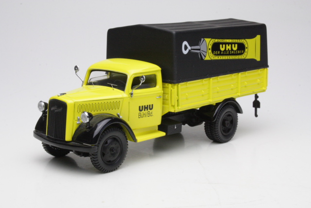 Opel Blitz S 3t UHU, yellow/black [SCH3062] - 49,95€ : Automodels