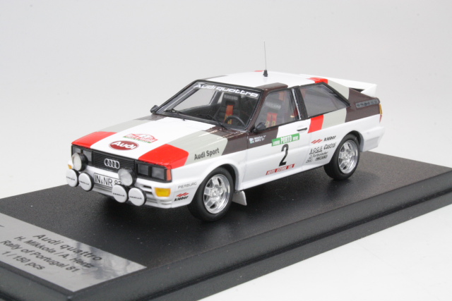 Audi Quattro, Portugal 1981, H.Mikkola, no.2 - Sulje napsauttamalla kuva