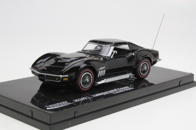 Chevrolet Corvette C3 Coupe 1968, musta - Sulje napsauttamalla kuva