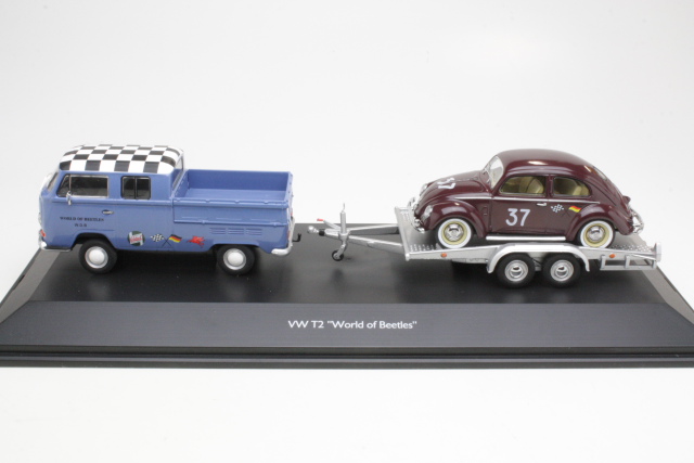 VW T2a Dobbel + Trailer and VW Beetle