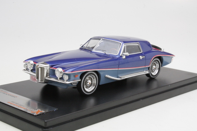 Stutz Blackhawk Coupe 1971, sininen - Sulje napsauttamalla kuva