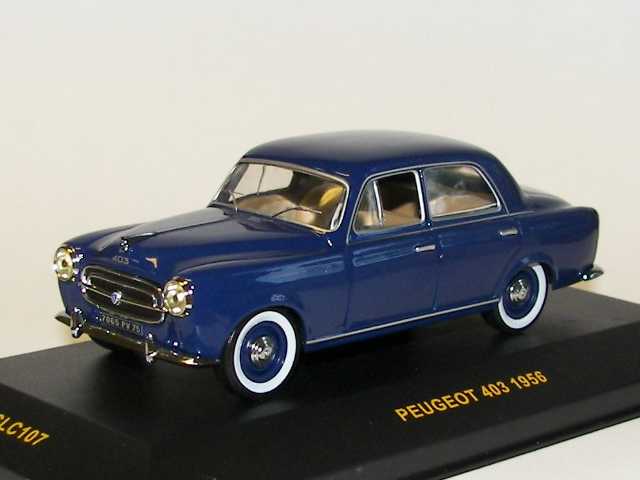 Peugeot 403 1956, tummansininen