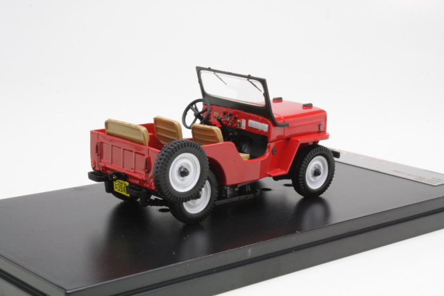 Willys Jeep CJ3B 1953, red