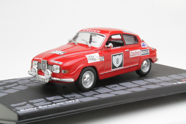 Saab 96 V4, Sweden 1972, S.Blomqvist, no.8 - Sulje napsauttamalla kuva