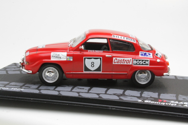 Saab 96 V4, Sweden 1972, S.Blomqvist, no.8 - Sulje napsauttamalla kuva