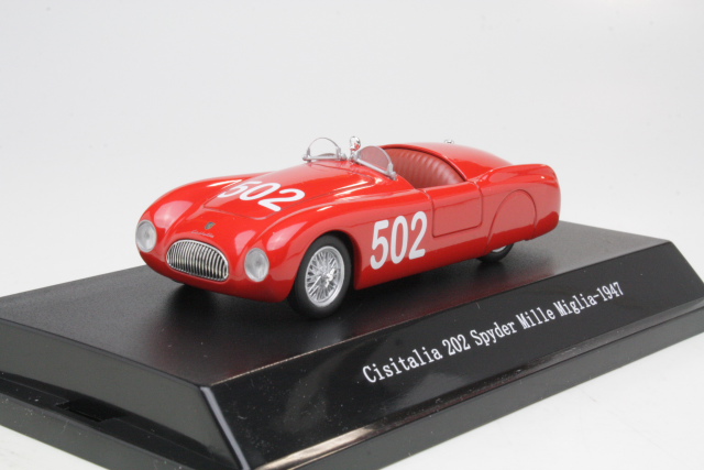 Cisitalia 202 Spyder, Mille Miglia 1947, no.502 - Sulje napsauttamalla kuva