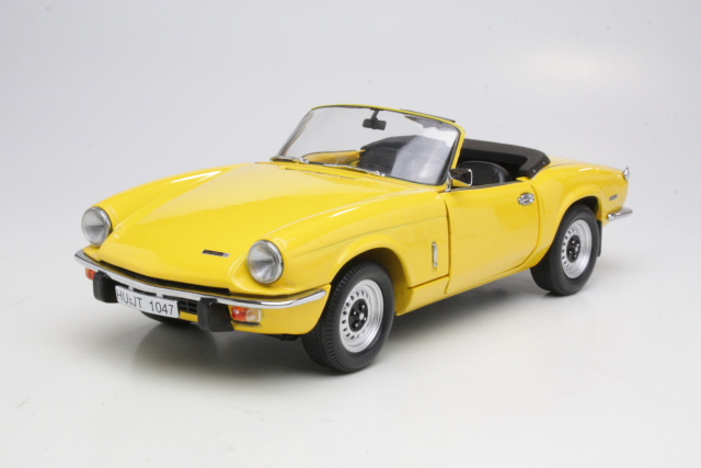 Triumph Spitfire Mk.IV Cabriolet 1970, keltainen - Sulje napsauttamalla kuva