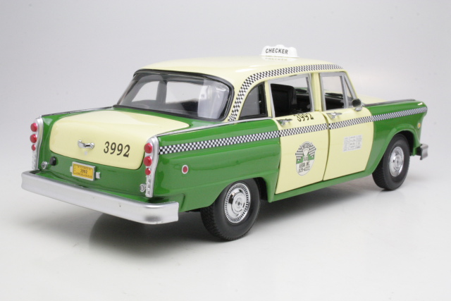 Checker A11 Chicago Taxi 1981, vihreä/kerma - Sulje napsauttamalla kuva