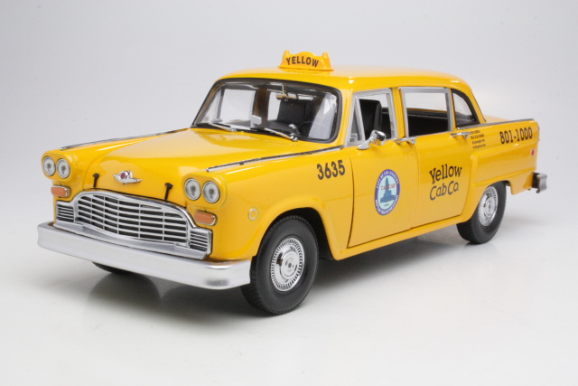 Checker A11 Los Angeles Taxi 1981, keltainen - Sulje napsauttamalla kuva