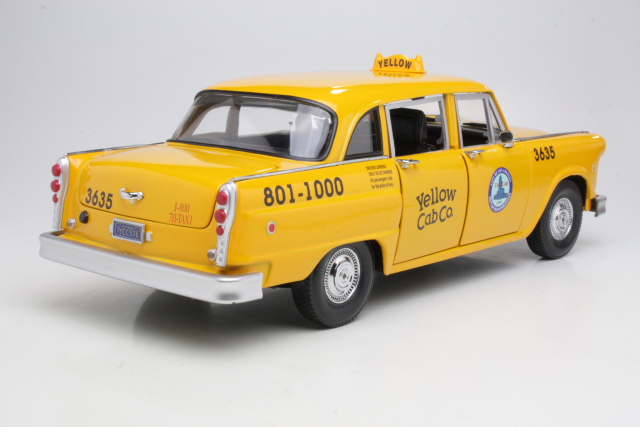 Checker A11 Los Angeles Taxi 1981, keltainen - Sulje napsauttamalla kuva