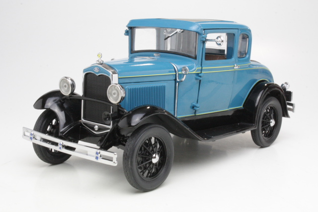 Ford A Model Coupe 1931, sininen/musta - Sulje napsauttamalla kuva