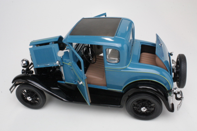 Ford A Model Coupe 1931, blue/black