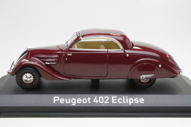 Peugeot 402 Eclipse 1937, tummanpunainen - Sulje napsauttamalla kuva