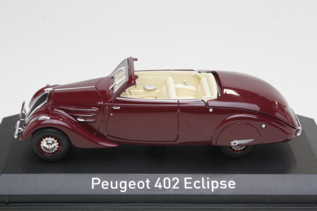 Peugeot 402 Eclipse 1937, tummanpunainen - Sulje napsauttamalla kuva