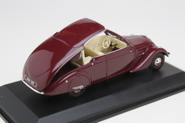 Peugeot 402 Eclipse 1937, tummanpunainen