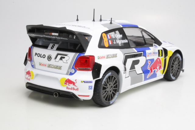 VW Polo R WRC, 1st. France 2013, S.Ogier, no.8 - Sulje napsauttamalla kuva