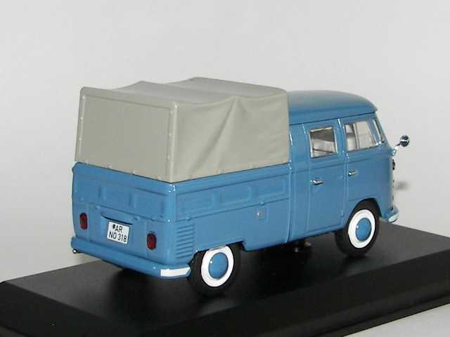 VW T1 Double Cabin, sininen