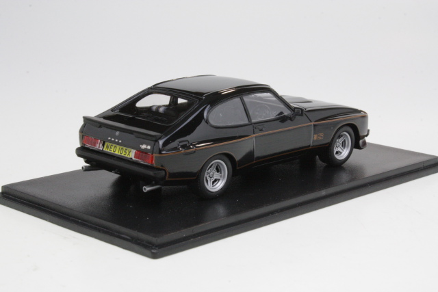 Ford Capri Mk2 3.0S X-Pack, musta - Sulje napsauttamalla kuva