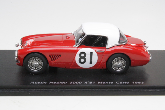 Austin Healey 3000, Monte Carlo 1963, T.Mäkinen, no.81 - Sulje napsauttamalla kuva