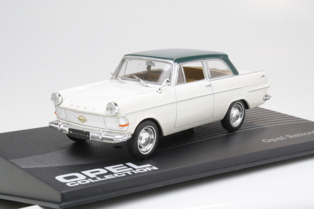 Opel Rekord P2 1960, valkoinen/vihreä