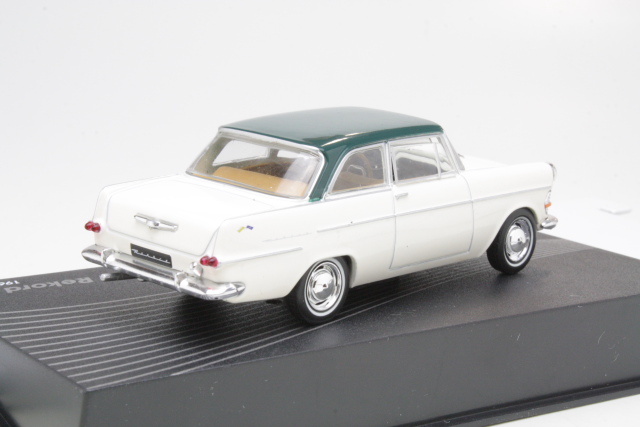 Opel Rekord P2 1960, valkoinen/vihreä - Sulje napsauttamalla kuva