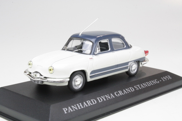 Panhard Dyna Z16 Grand Standing 1958, kerma/vihreä - Sulje napsauttamalla kuva