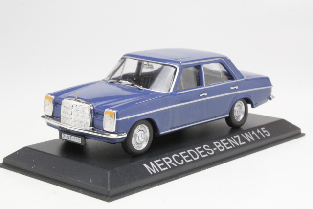 Mercedes 220 (w115), sininen - Sulje napsauttamalla kuva