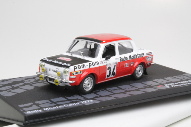 Simca 1000 Rallye 2, Monte Carlo 1973, B.Fiorentino, no.34