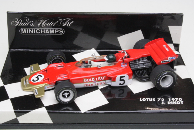 Lotus 72, F1 1970, J.Rindt, no.5 - Sulje napsauttamalla kuva